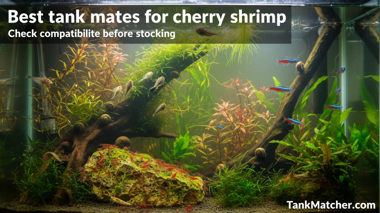 Best tank mates for cherry shrimp aquarium compatibility guide with fish tank
